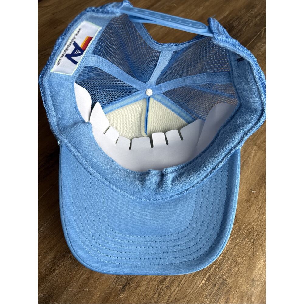Aviator Nation Venice Trucker Hat Neon Blue Rainbow Surfer Snapback Cap OS NWOT - Picture 2 of 5